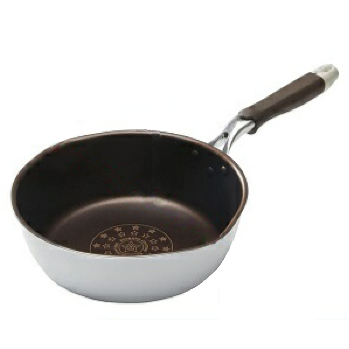 フライパン 24cm 深型 IH対応 軽量 ダイヤモンドコーティング Cokwer 軽くて丈夫なフライパン ( ガス火対応 金属ヘラOK ふっ素加工 軽い 炒め鍋 24ンチ 片手鍋 いため鍋 フッ素加工 フッ素コーティング アルミ製 )