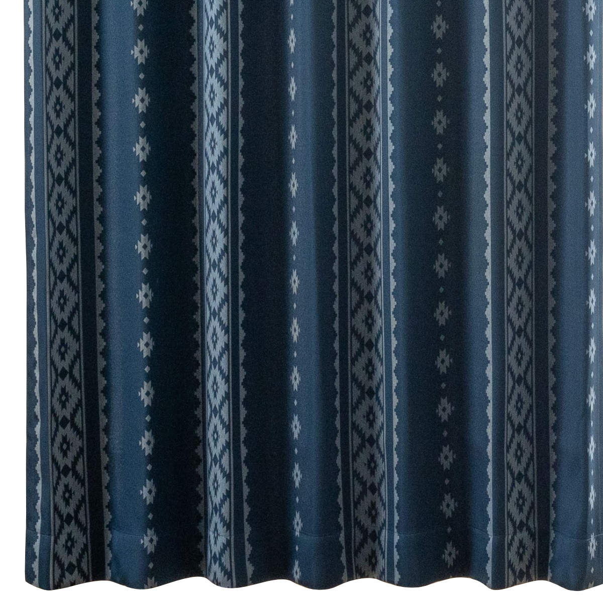 遮光カーテン 2級遮光 形状記憶 北欧柄 幅100～200cm×丈105～230cm