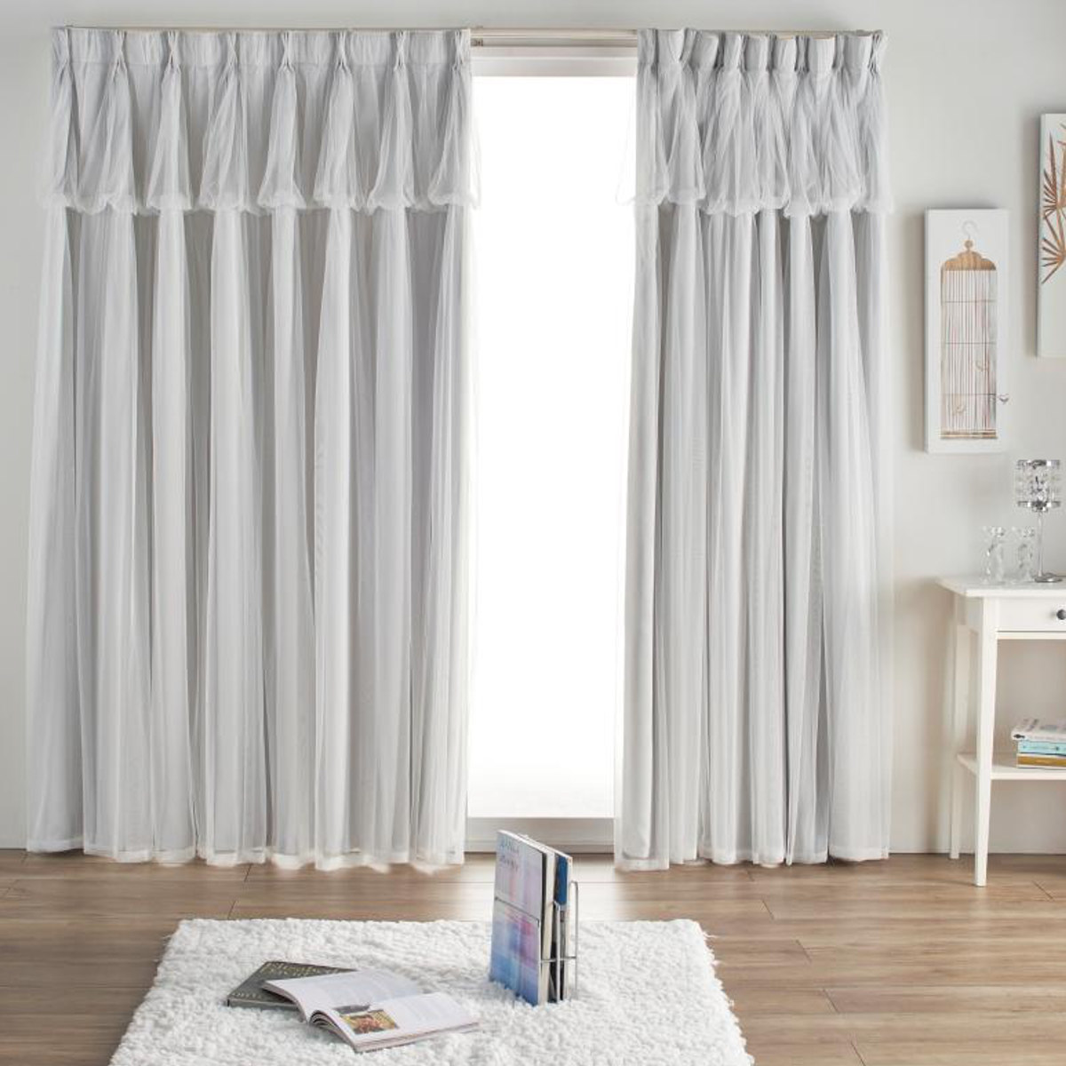 カーテン 遮光 2級 2枚組 幅100cm×丈178cm レイヤードカーテン くすみカラー 姫系 ( ドレープ 既製品 洗えるカーテン 2枚 レース ウォッシャブル インテリア レイヤード 2倍ヒダ 洗濯できる 洗える 既成 2級遮光 掃き出し窓 ) 【ローズ】 ローズ