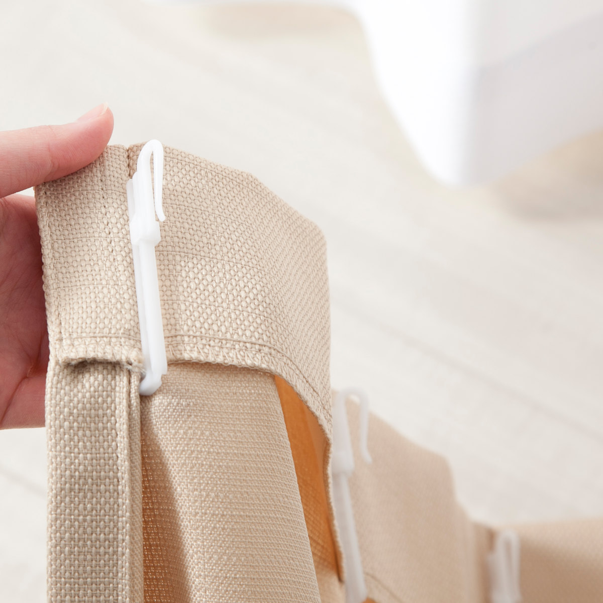 後付けカーテン 1級遮光 裏地 ライナー ウォッシャブル 幅105cm×丈192cm 1枚 ( カーテン 既製品 洗える 遮光カーテン 1級 遮光 後付け 洗えるカーテン カーテンライナー 遮光ライナー 断熱カーテン 取り付け簡単 掃き出し窓 )