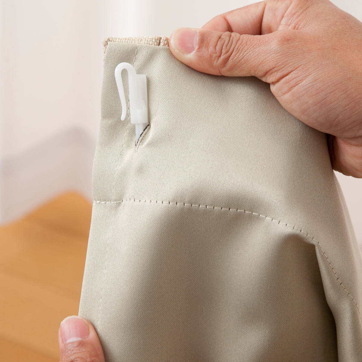 後付けカーテン 1級遮光 裏地 ライナー ウォッシャブル 幅105cm×丈192cm 1枚 ( カーテン 既製品 洗える 遮光カーテン 1級 遮光 後付け 洗えるカーテン カーテンライナー 遮光ライナー 断熱カーテン 取り付け簡単 掃き出し窓 )