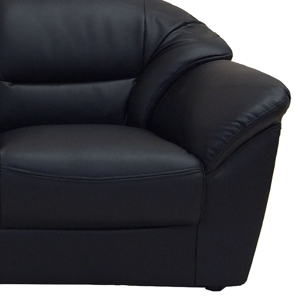 ソファ レザー調2人掛け ( ソファー 椅子 二人掛け 2Pソファ 二人掛けソファ フロアソファー ローソファ チェア 二人用 ラブソファ ペアソファ ) 【アイボリー】 アイボリー