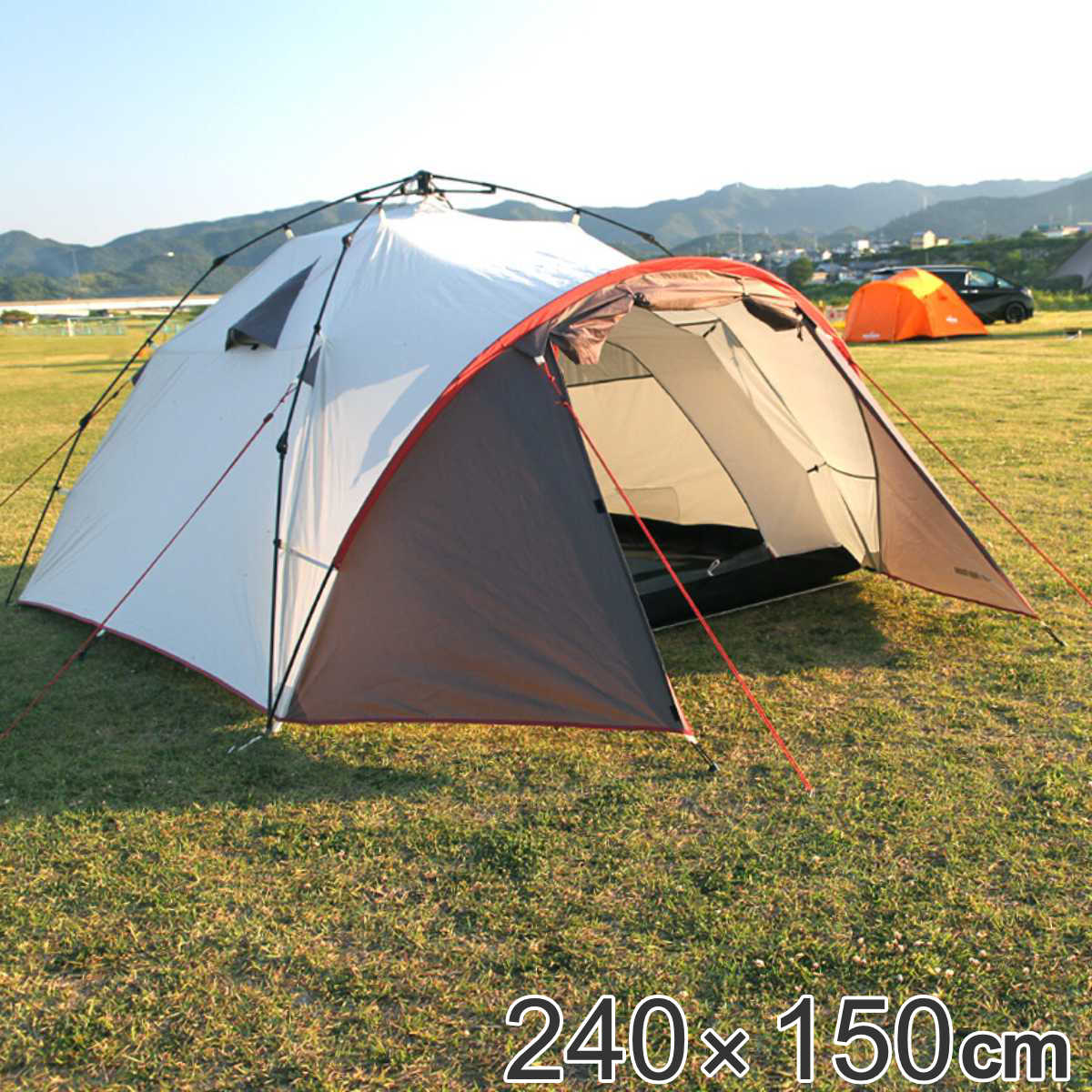 M3077-101-70】ワンタッチテント フルクローズ 3-4人用 M3077-101-70