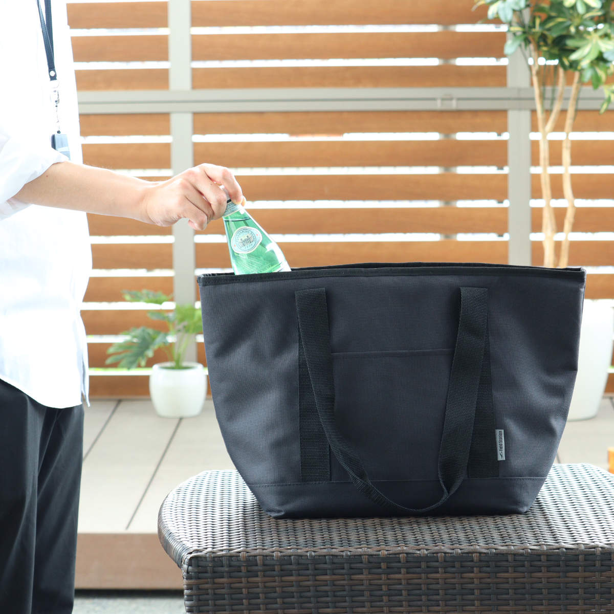 トート保冷バッグ M 16L 防水 ( 保冷 マチ広 トート 保冷バッグ 中型 クーラーバッグ クーラートートバッグ バッグ ショッピングバッグ お弁当 コンパクト 大容量 買い物 ショッピング お買い物バッグ 防水バック シンプル 無地 )