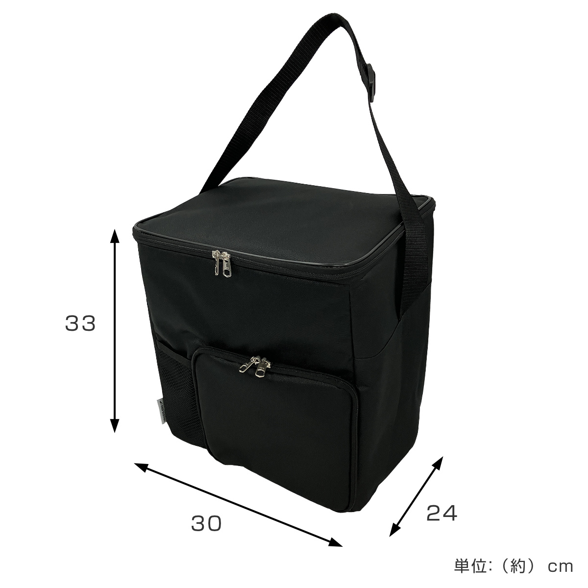 クーラーバッグ 20L 縦型 保冷 防水 ( ソフトクーラー 大型 ショルダーベルト付き バッグ ソフトタイプ コンパクト クーラーボックス 保冷ランチバッグ ポケット付き 折りたたみ ボックス 保冷シート付き 防水バック )