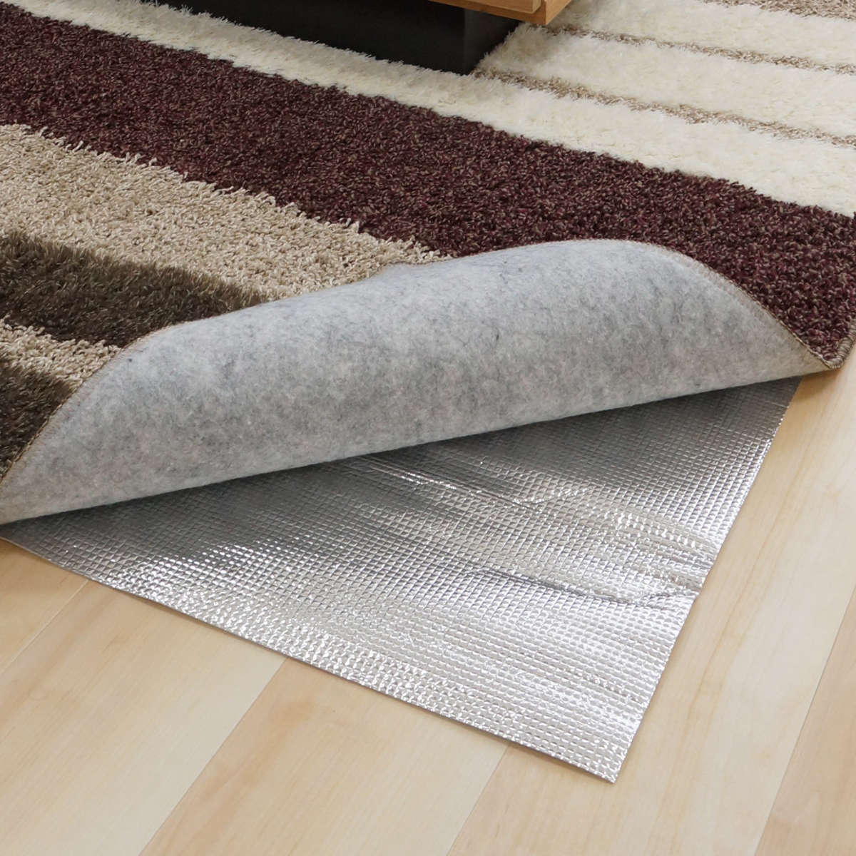 保温シート アルミマット 防ダニ ほかほかDX 1.5畳 折り畳みタイプ ジョイント式 ( 2枚入 60×170 厚さ5mm 防音1級 断熱シート 保温マット ホットカーペット 断熱マット カーペット ラグ 絨毯 下敷き アルミ 保温 冷気 遮断 断熱 )