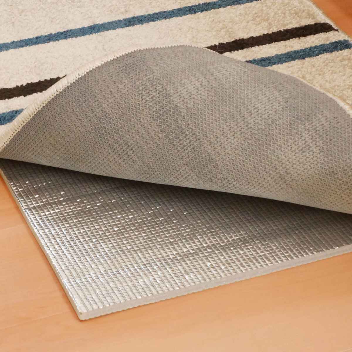 保温シート キッチンマット ほかほか クッションマット 防ダニタイプ ( 42×165 厚さ8mm 防音特級 断熱シート 保温マット ホットカーペット キッチン ラグ 断熱マット カーペット 絨毯 下敷き アルミ 保温 冷気 遮断 断熱 )