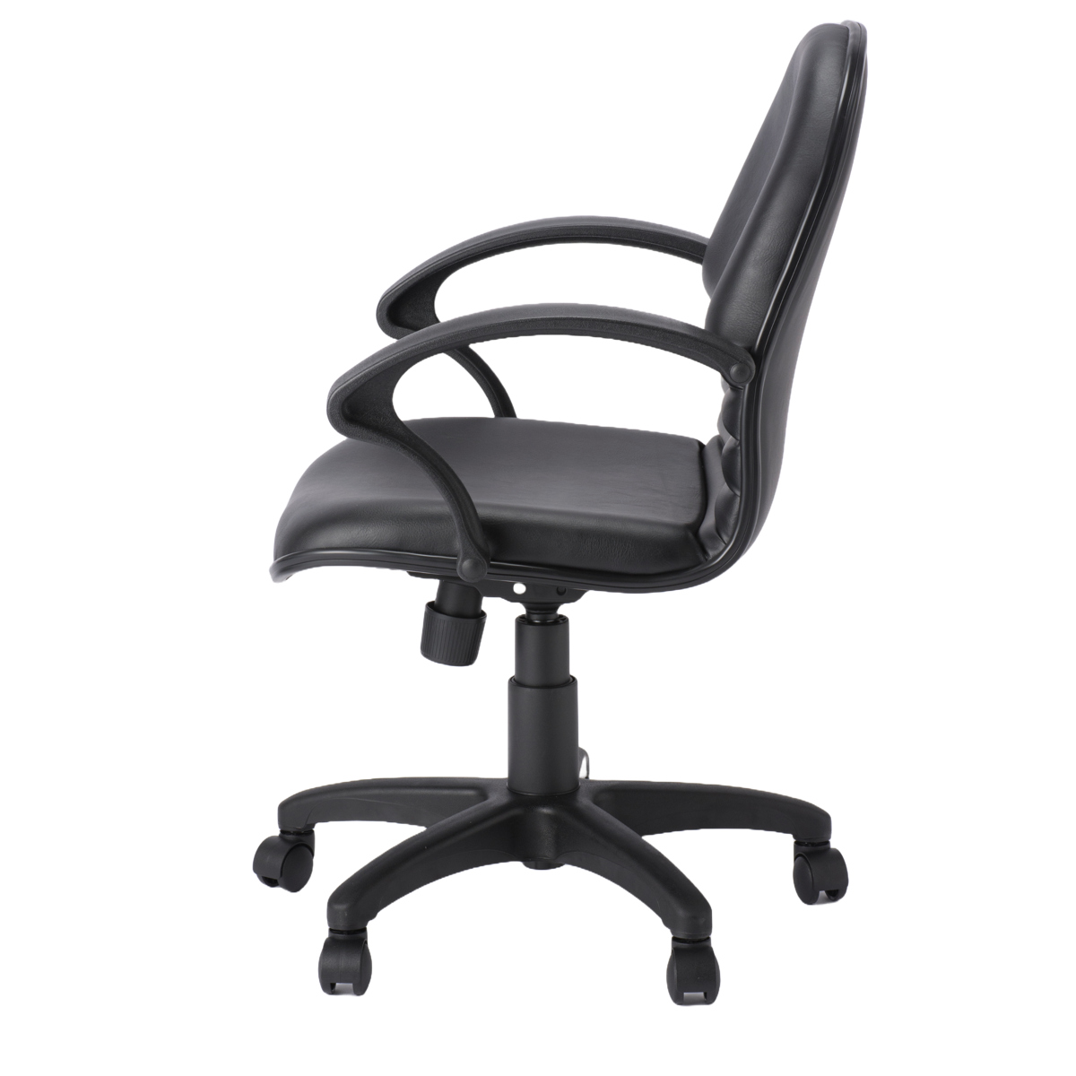 麻雀チェア 座面高45~55cm 同色4脚セット 昇降式 肘付 麻雀イス triple ( 麻雀 椅子 マージャンチェア 風営法基準サイズ適合 肘掛け チェア 雀荘 レザー調 ロッキング機能付き リクライニング 高さ調節 耐久性 硬め 卓用 ) 【ブラック】 ブラック