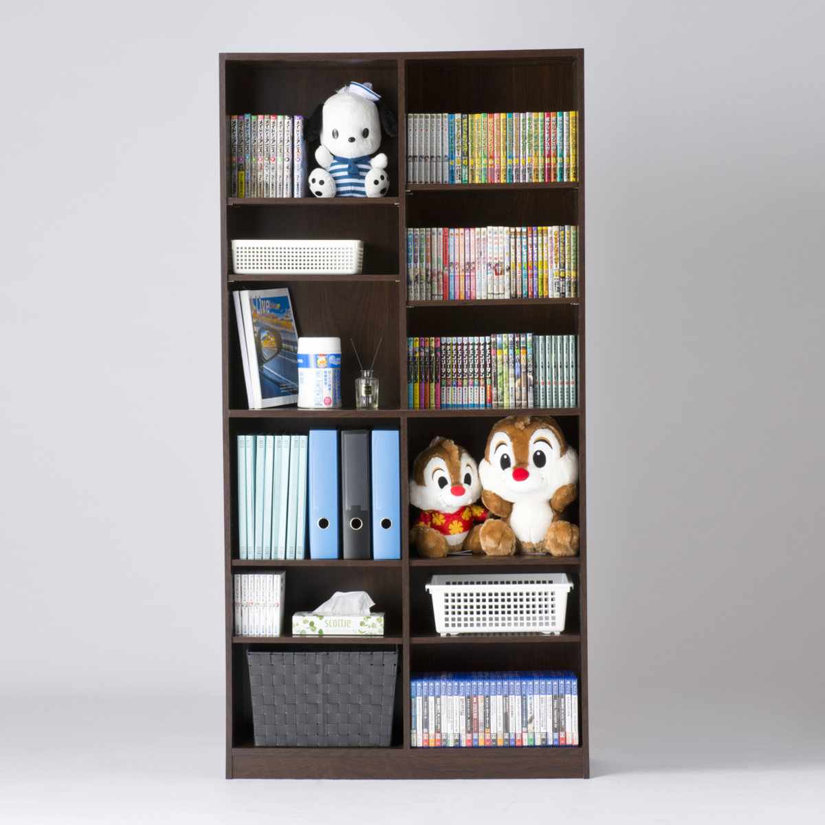 専用棚板 幅90cm 棚板4枚セット ( 追加棚板 専用 棚板のみ 4枚 追加 幅90cm用 本棚 ダボ付 ) 【ブラウン】 ブラウン