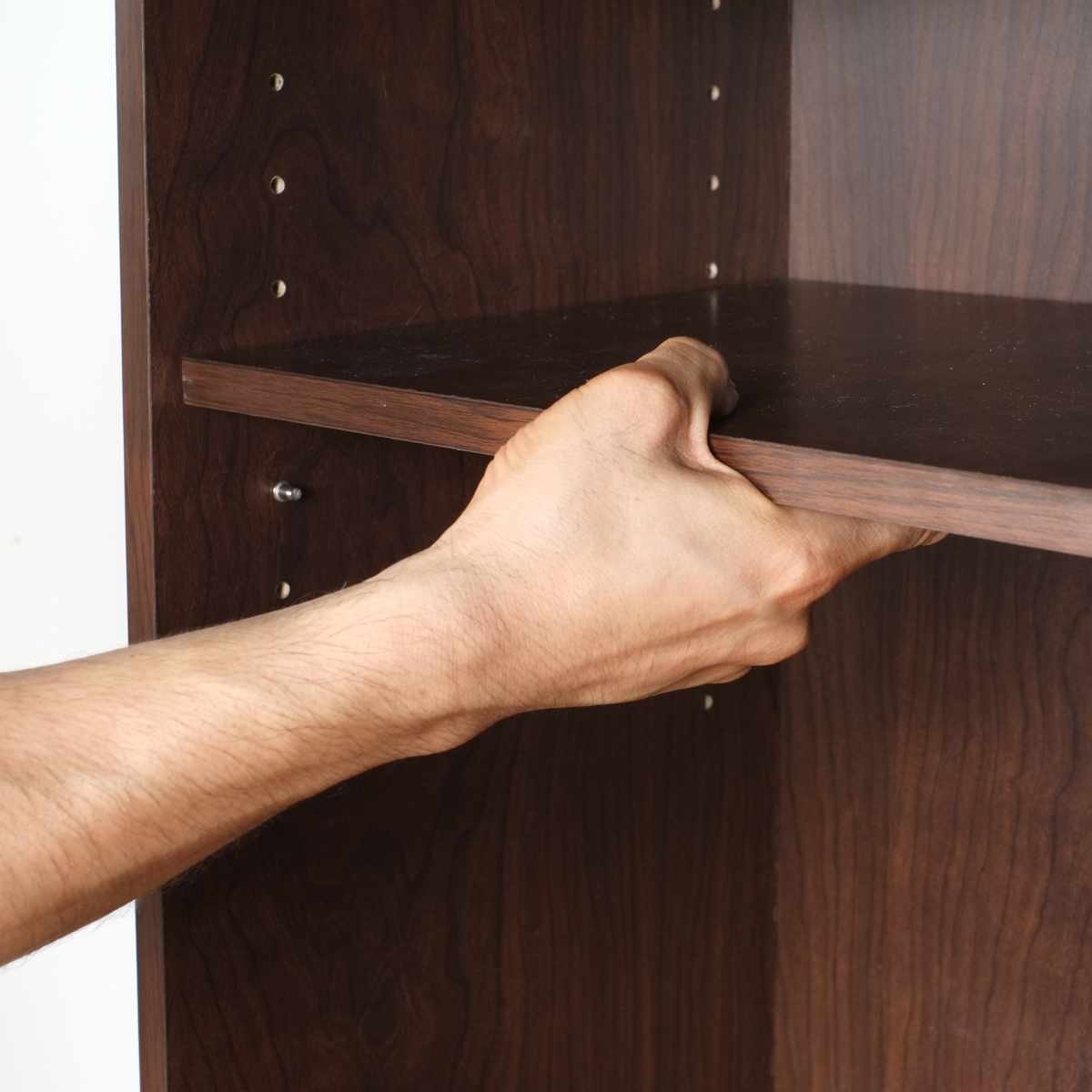 専用棚板 幅90cm 棚板4枚セット ( 追加棚板 専用 棚板のみ 4枚 追加 幅90cm用 本棚 ダボ付 ) 【ブラウン】 ブラウン