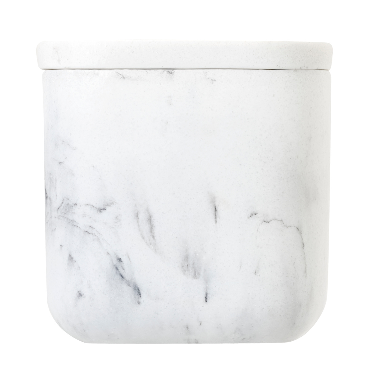 収納ケース Vigar ゼンス スクエア バスルームコンテナ ( ヴィガール 収納 小物 コットン ケース ふた付 正方形 容器 保管 綿棒 コスメ サニタリー シンプル 洗面用品 おしゃれ )