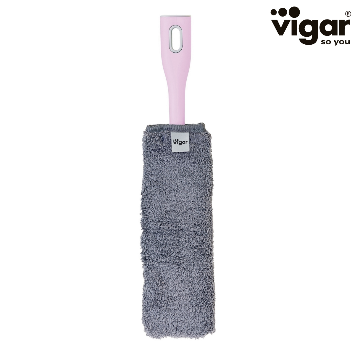 ほこり取り Vigar ゼロライン マイクロファイバー ショート ダスター ( ヴィガール ハンドモップ 洗える ホコリ取り ハンディ モップ クリーナー 繰り返し使える 隙間掃除 掃除 おしゃれ )