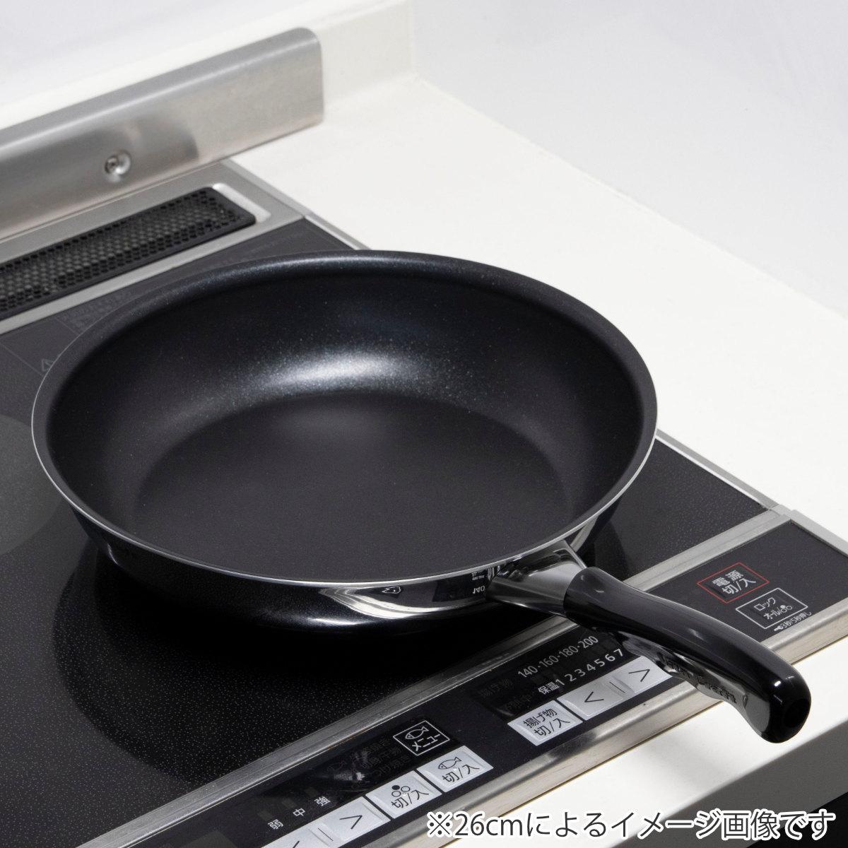 Vita Craft ウォックパン 24cm IH対応 カーペンター 深型フライパン PFOAフリー ( ガス火対応 片手鍋 炒め鍋 深型 金属ヘラOK ふっ素加工 軽い 日本製 24センチ フッ素加工 いため鍋 アルミ ステンレス 2層構造 軽量 )