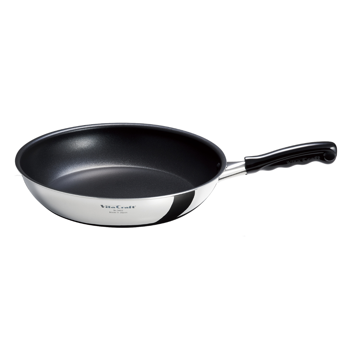 Vita Craft フライパン 28cm IH対応 カーペンター PFOAフリー ( ビタクラフト ガス火対応 炒め鍋 金属ヘラOK ふっ素加工 軽い 日本製 28センチ フッ素加工 いため鍋 アルミ ステンレス 2層構造 フッ素コーティング 軽量 )