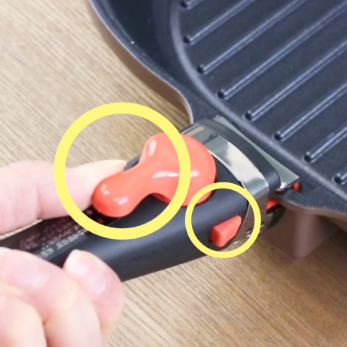 グリルパン 22×32cm IH対応 マローネシェフ 取っ手が取れる 着脱ハンドル付き オーバルパン ( ガス火対応 グリルフライパン フライパン ガラス蓋付き グリルプレート アルミ製 アルミ鍋 魚焼き器 調理器具 キッチン用品 )