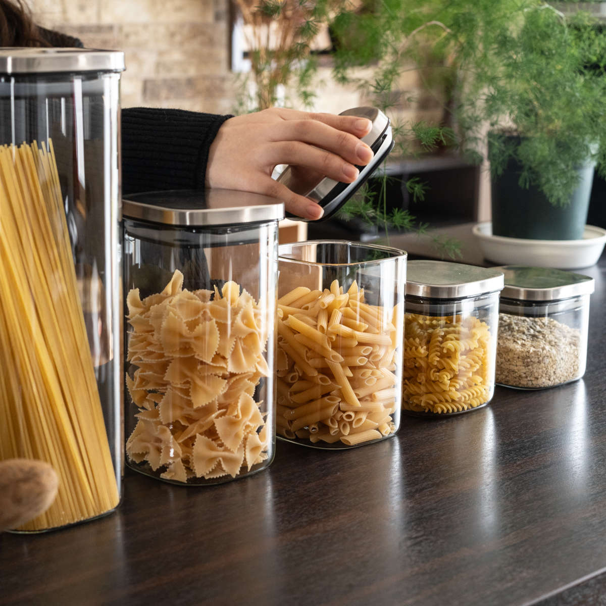 ALESSI  レア　小　ガラスキャニスター　キッチン　収納 ALESSI レア 小 ガラスキャニスター キッチン 収納
