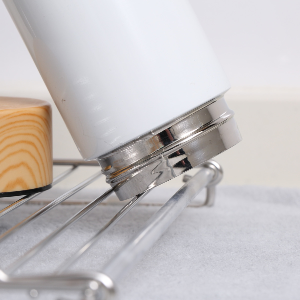 グラススタンド 水切り &kit たためる ボトルスタンド ( 水切りラック 水切りかご ボトル 水筒 スタンド 乾燥 シンク上 折りたたみ 水筒ラック 洗い物 乾かす 小物 スリム コンパクト )