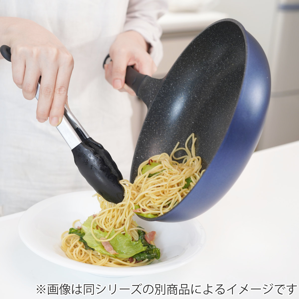 いため鍋 28cm IH対応 軽量 ウルトライト 深型フライパン ( ガス火対応 炒め鍋 ふっ素加工 フッ素加工 軽い 28センチ 深型 フッ素コーティング アルミ製 PFOAフリー )