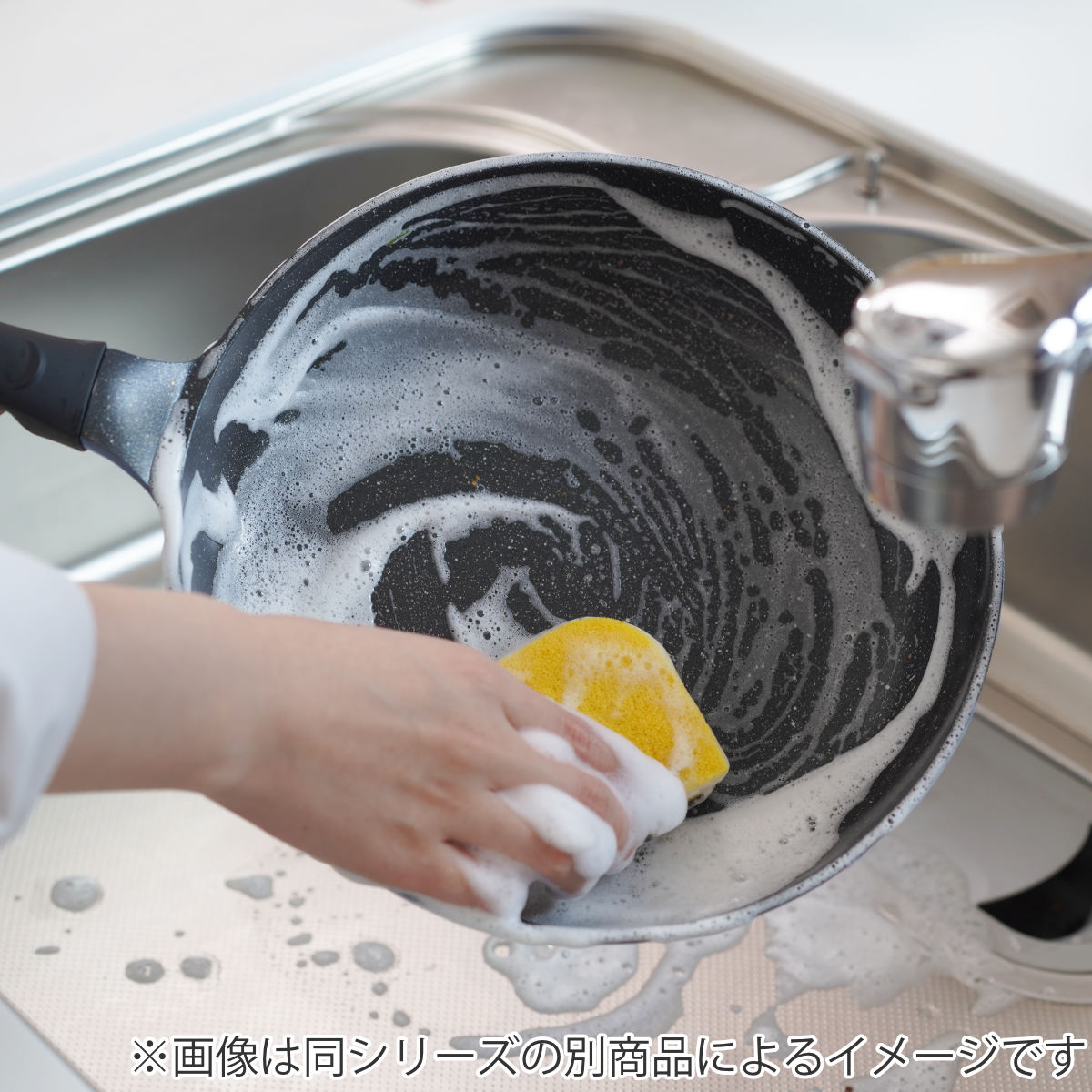 いため鍋 28cm IH対応 軽量 ウルトライト 深型フライパン ( ガス火対応 炒め鍋 ふっ素加工 フッ素加工 軽い 28センチ 深型 フッ素コーティング アルミ製 PFOAフリー )