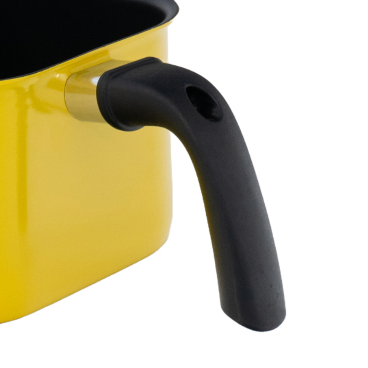 マルチポット 2L スクエア IH対応 ToMay ミニマルチポット ( ガス火対応 アルミ 鍋 小鍋 角型 片手鍋 インスタントラーメン 四角い ソースパン アルミ鍋 なべ 小さい 湯沸かし 2L 天ぷら鍋 万能 マルチ フッ素樹脂加工 ) 【イエロー】 イエロー