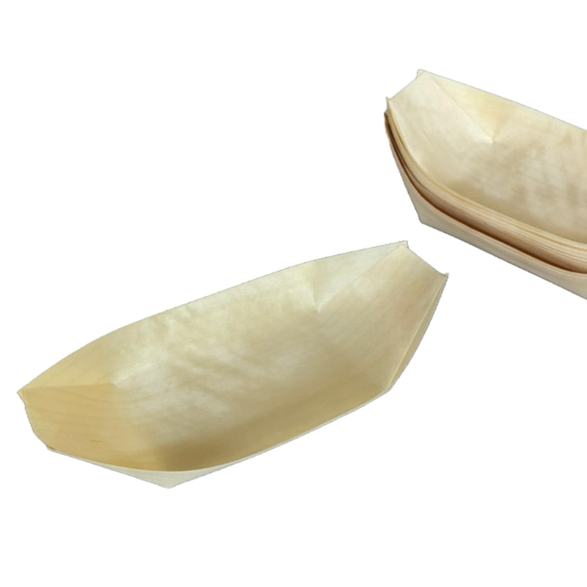 たこ焼き皿 10枚入り 木製 元祖やきやき たこ焼き盛り皿 ( 舟皿 船皿 船形皿 木 たこ焼用 たこ焼き 盛り付け グッズ 使い捨て 容器 焼きそば 屋台 )