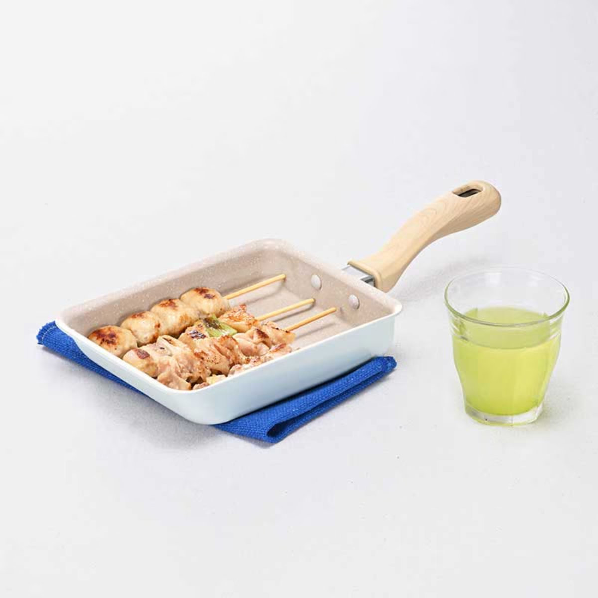 卵焼き器 13×18cm IH対応 ミディーズ ( ガス火対応 玉子焼き器 玉子焼きフライパン エッグパン フライパン 朝食 弁当 弁当作り 時短調理 お弁当作り ふっ素加工 フッ素加工 金属ヘラOK 軽い アルミ製 可愛い おしゃれ )