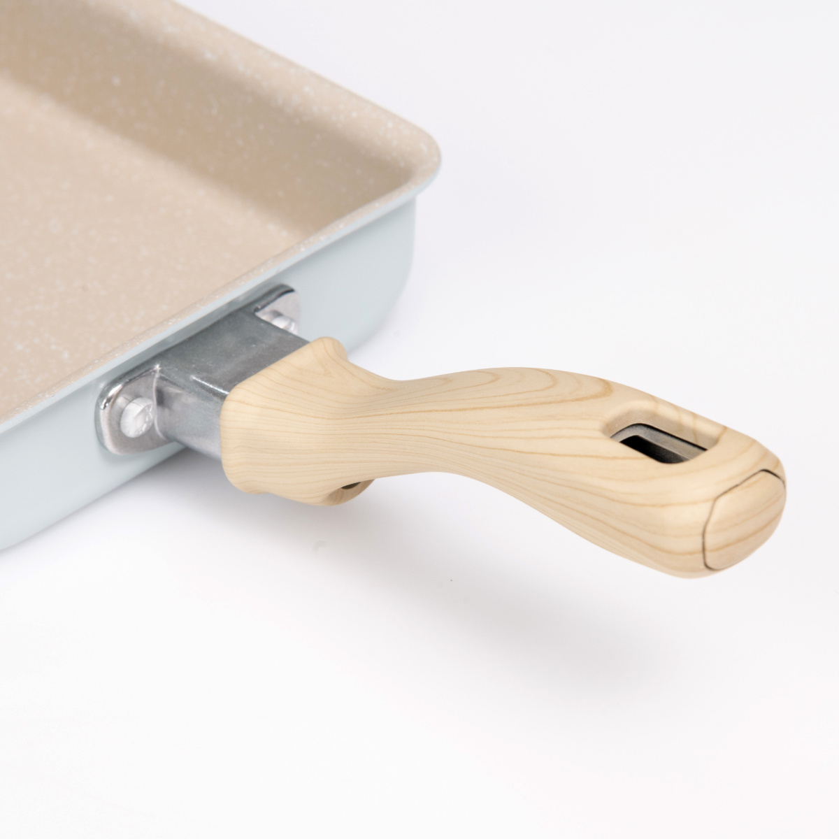 卵焼き器 13×18cm IH対応 ミディーズ ( ガス火対応 玉子焼き器 玉子焼きフライパン エッグパン フライパン 朝食 弁当 弁当作り 時短調理 お弁当作り ふっ素加工 フッ素加工 金属ヘラOK 軽い アルミ製 可愛い おしゃれ )