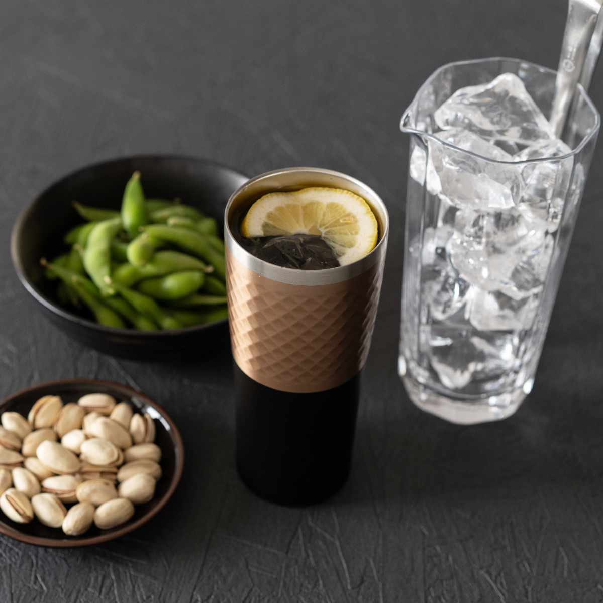 タンブラー 430ml フォルテック ステンレスカラータンブラー ( ステンレス 保温 保冷 真空断熱構造 ステンレスタンブラー ビアタンブラー 高級感 シンプル 丈夫 スマート設計 お酒 ビール 熱燗 焼酎 チューハイ ハイボール ) 【グレー】 グレー