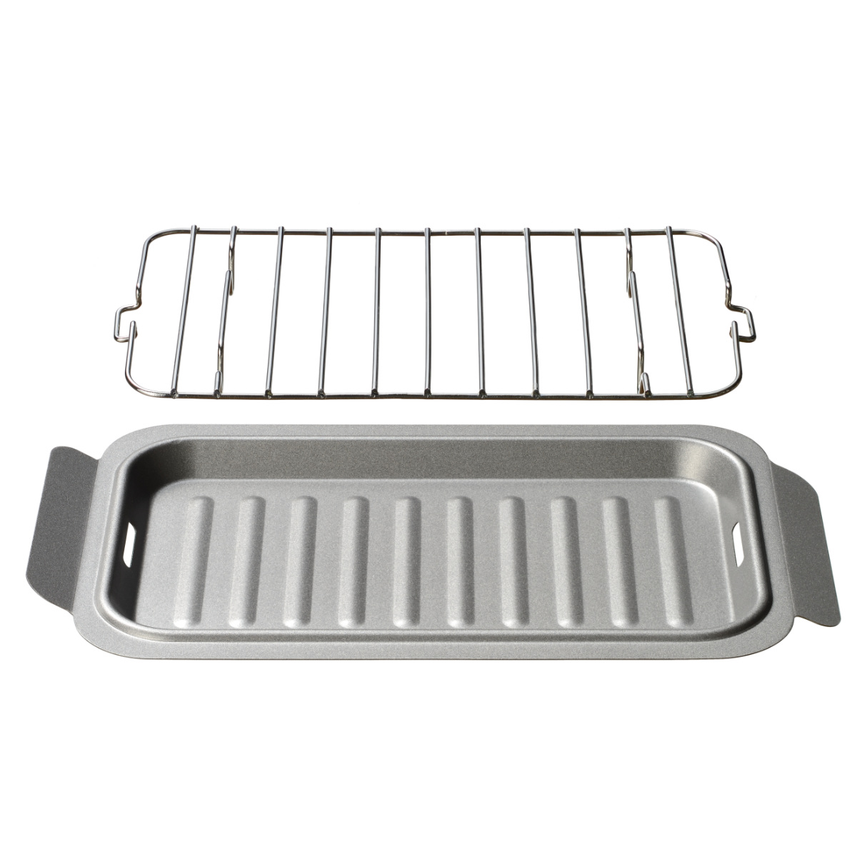 トレー 角型 アミ付トレー ポコフリット ( トレイ 浅型 鉄製 浅型バット 角バット あみ付き 蓋 フタ スクエアバット スクエアトレー 角トレイ 角トレー 油切り )