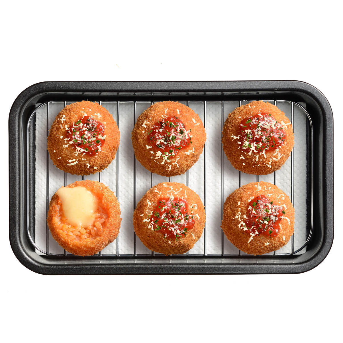 バット 角型 アミ付バット ポコフリット ( キッチンバット 浅型 鉄製 浅型バット 角バット トレー あみ付き スクエアバット スクエアトレー 角トレイ 角トレー 油切り )