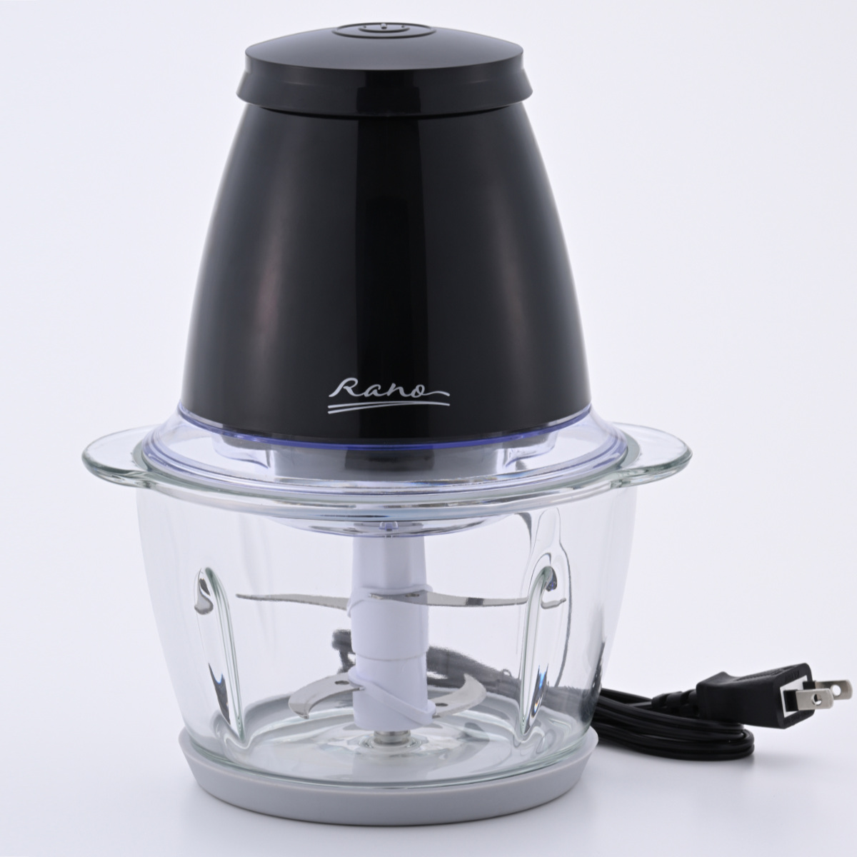 電動フードプロセッサー ラノー チョッパー みじん切り器 ( フードチョッパー ガラス製 調理家電 キッチン家電 みじん切り おろし 泡立て ホイップ 下ごしらえ 大根おろし とろろ コンパクト 料理家電 )