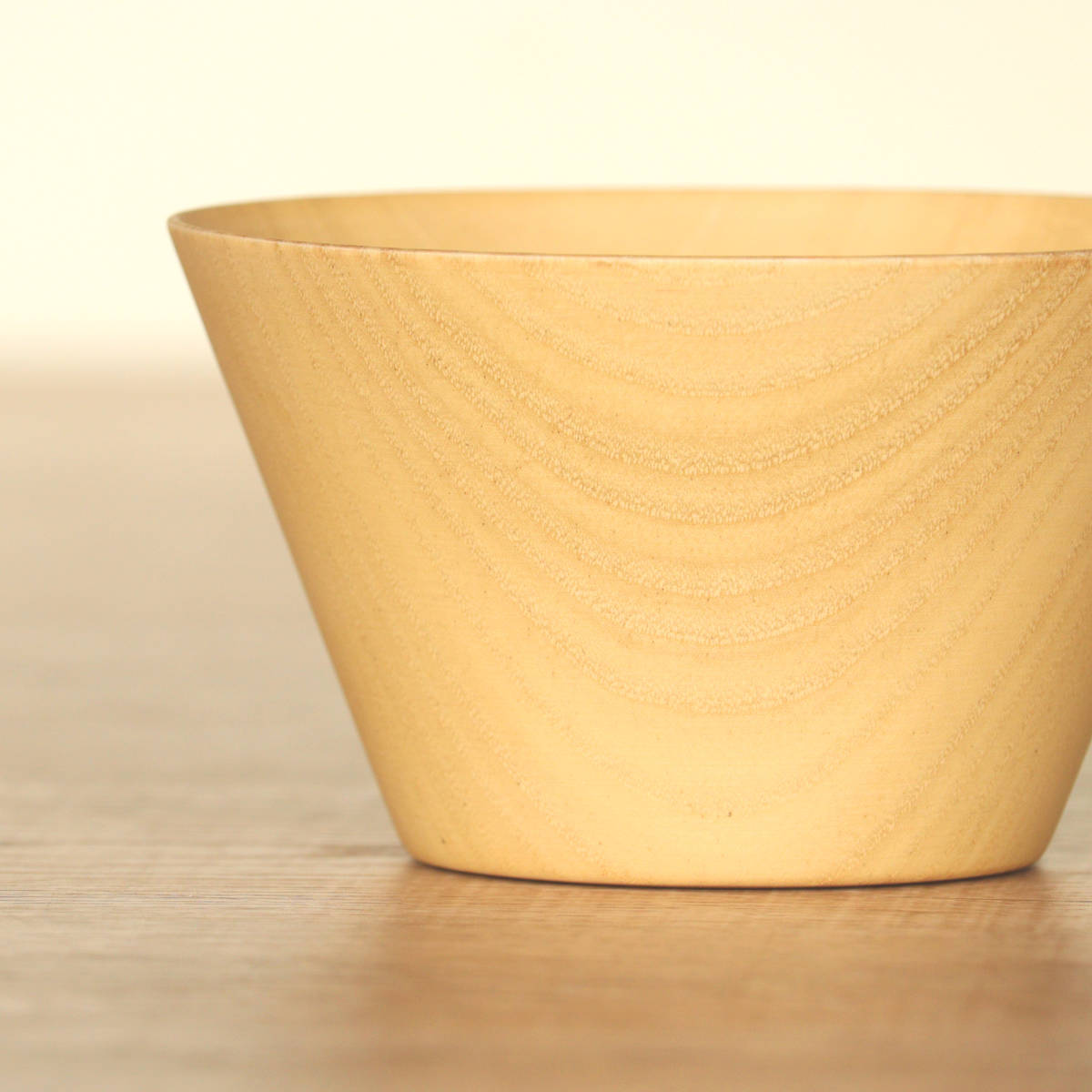 汁椀 ウッドボール 中 ( 11.5cm 食洗機対応 日本製 椀 お椀 木製 おしゃれ ボウル スープボウル 味噌汁碗 吸物碗 軽い スープ 味噌汁 スクエア型 木 木目 ナツメ )