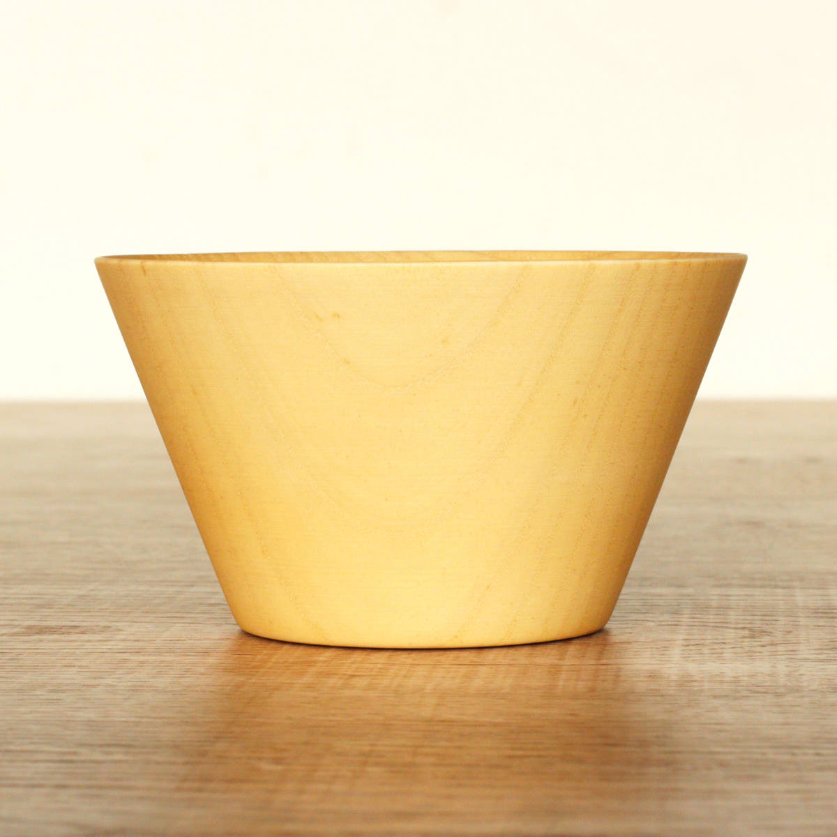 汁椀 ウッドボール 中 ( 11.5cm 食洗機対応 日本製 椀 お椀 木製 おしゃれ ボウル スープボウル 味噌汁碗 吸物碗 軽い スープ 味噌汁 スクエア型 木 木目 ナツメ )