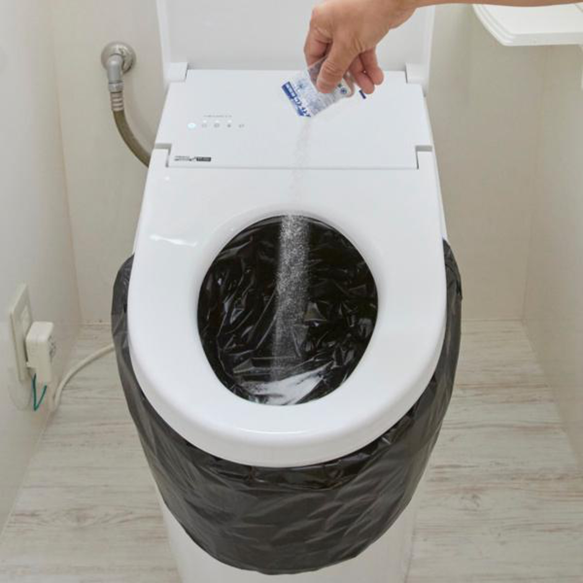 防災 トイレ 10回分×10セット (計100回分) 抗菌簡易トイレ オイトイレ ( 簡易トイレ 非常用トイレ 携帯トイレ 防災用品 防臭袋 凝固剤 処理用袋 災害時 断水時 コンパクト 長期保存 簡単 可燃ごみ 抗菌機能 消臭機能 )