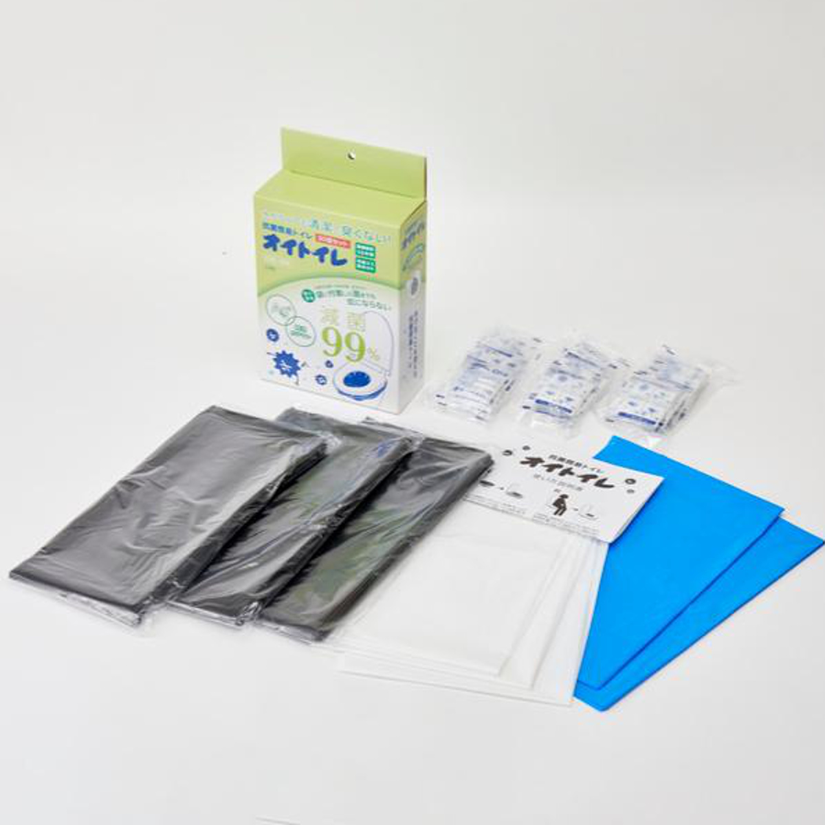防災 トイレ 30回分 抗菌簡易トイレ オイトイレ ( 簡易トイレ 非常用トイレ 携帯トイレ 防災用品 防臭袋 凝固剤 処理用袋 災害時 断水時 コンパクト 長期保存 簡単 可燃ごみ 抗菌機能 消臭機能 )