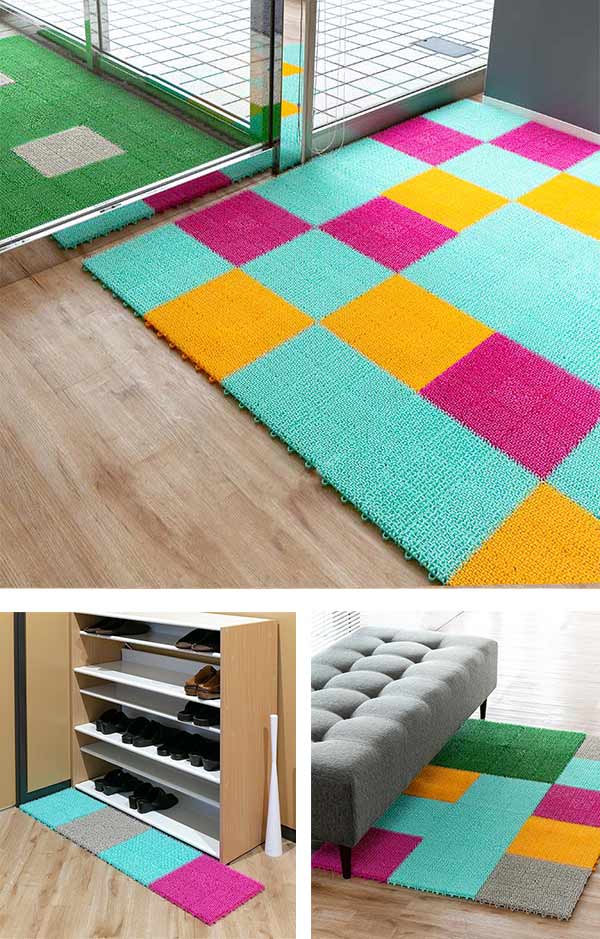 人工芝 30x30cm ジョイント式 日本製 30枚セット ( 芝生マット 人工芝生 人工芝生マット ジョイントマット ジョイント タイルマット 芝生 庭 ベランダ テラス バルコニー ガーデニング ガーデン 屋上緑化 水はけ ) 【グリーン】 グリーン