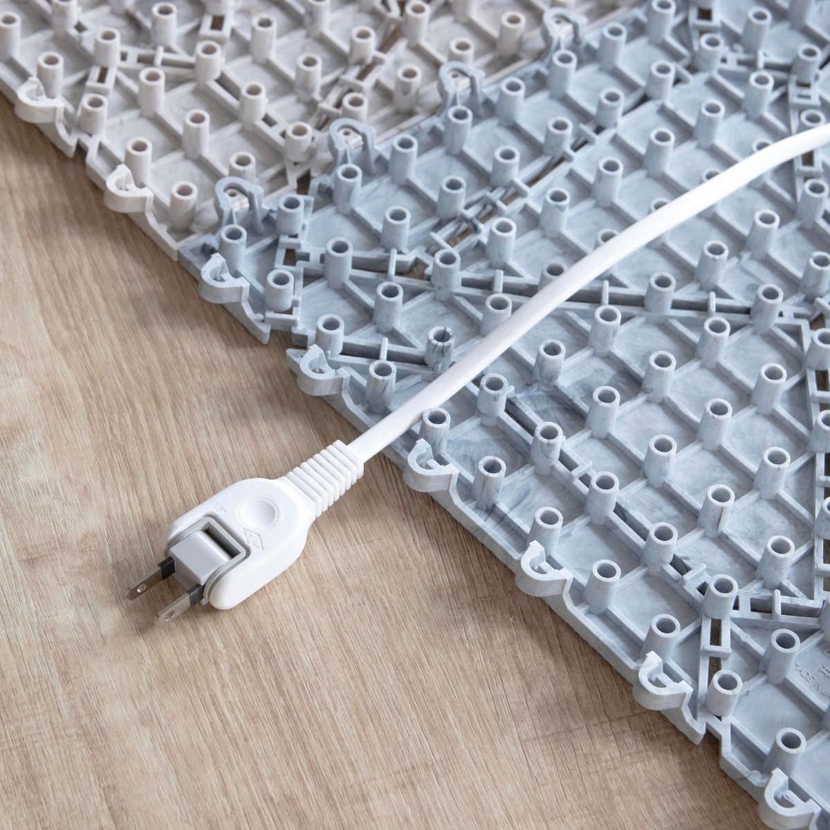 ジョイントタイル システムストーン 大理石風 ( ジョイントタイル 樹脂 ジョイントマット マット 30cm ジョイント式タイル ベランダ パネル バルコニー 配線 通る タイル風マット 日本製 ) 【ブラウン】 ブラウン