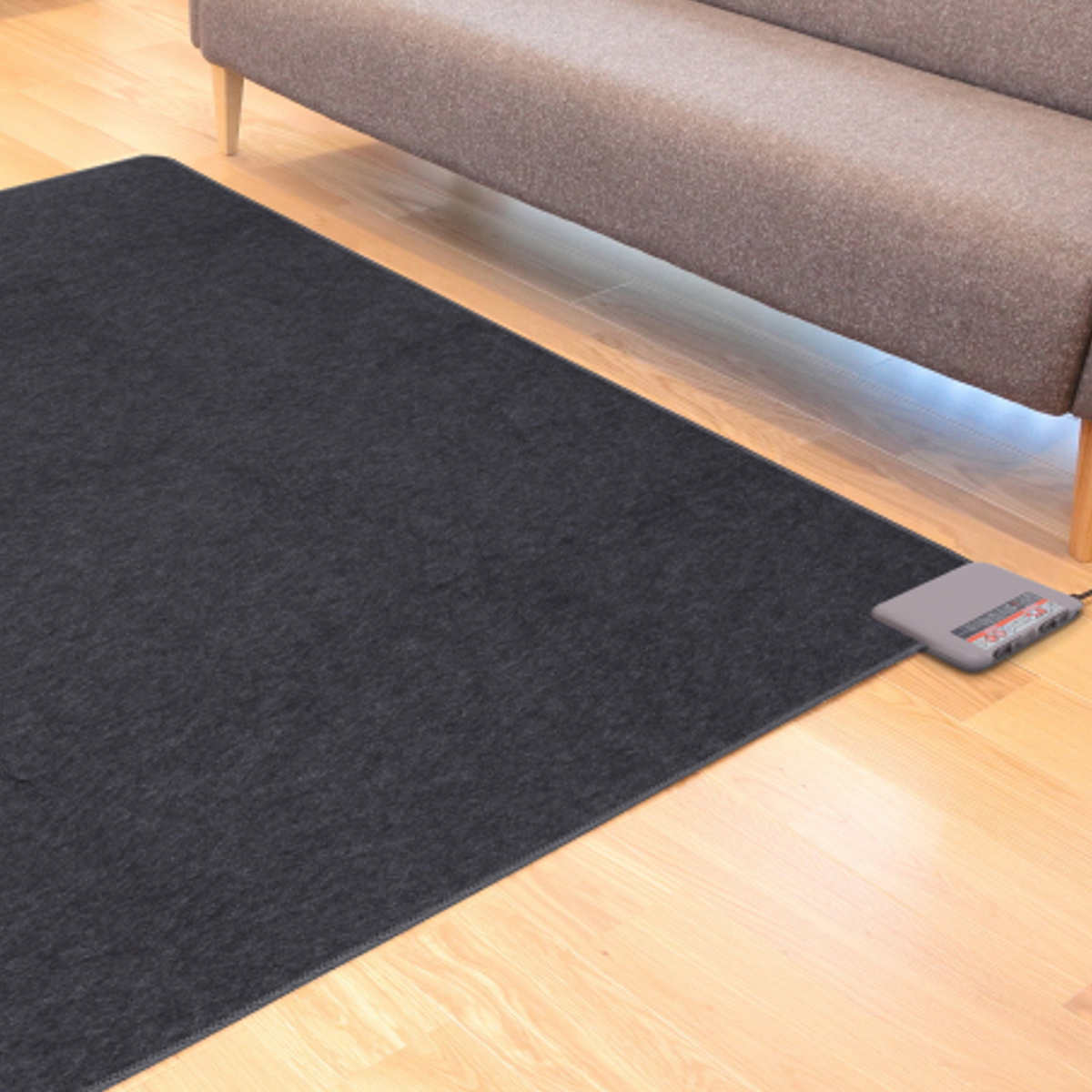 ホットカーペット 電気カーペット厚手ボリュームタイプ2畳本体 ( 厚手 日本製 2畳 ラグ カーペット リビング 175×175 暖房器具 電気 ホットマット 電気座布団 温座布団 あったかグッズ 寒さ対策 電気マット スライド式 温度調節 )