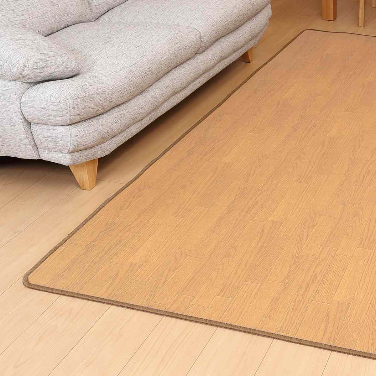 ホットカーペット 電気カーペット木目フローリングタイプ1.5畳本体 ( 木目 日本製 1.5畳 ラグ カーペット リビング 176×128 暖房器具 電気 ホットマット 電気座布団 温座布団 あったかグッズ 寒さ対策 電気マット 温度調節 )