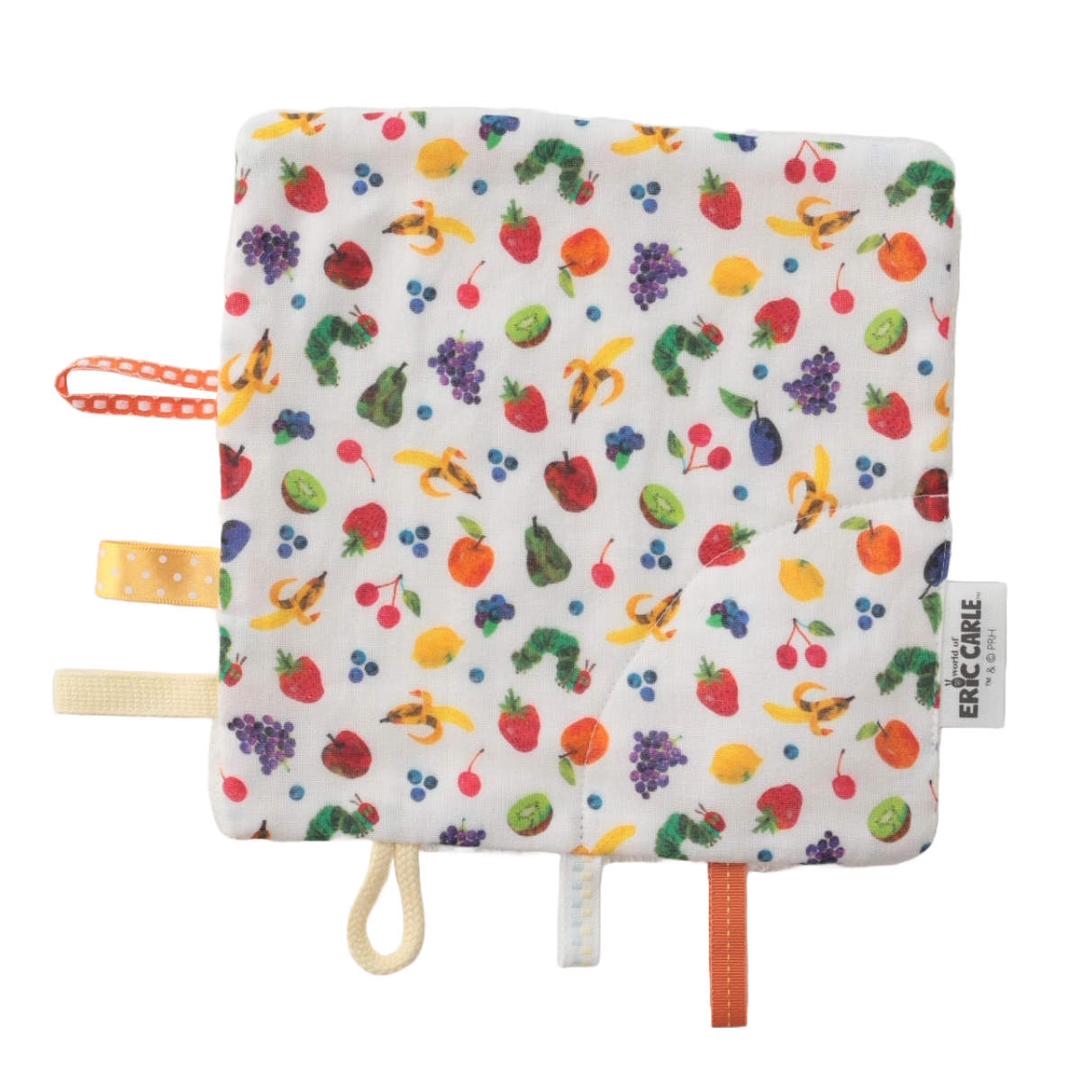 ニギニギハンカチ はらぺこあおむし フルーツ サファリ ( ベビー ハンカチ おもちゃ ミニタオル にぎにぎ ベビートイ 玩具 綿100% ガーゼ パイル 出産祝い ベビーハンカチ ファーストトイ コットン プレゼント かわいい ) 【サファリ】 サファリ