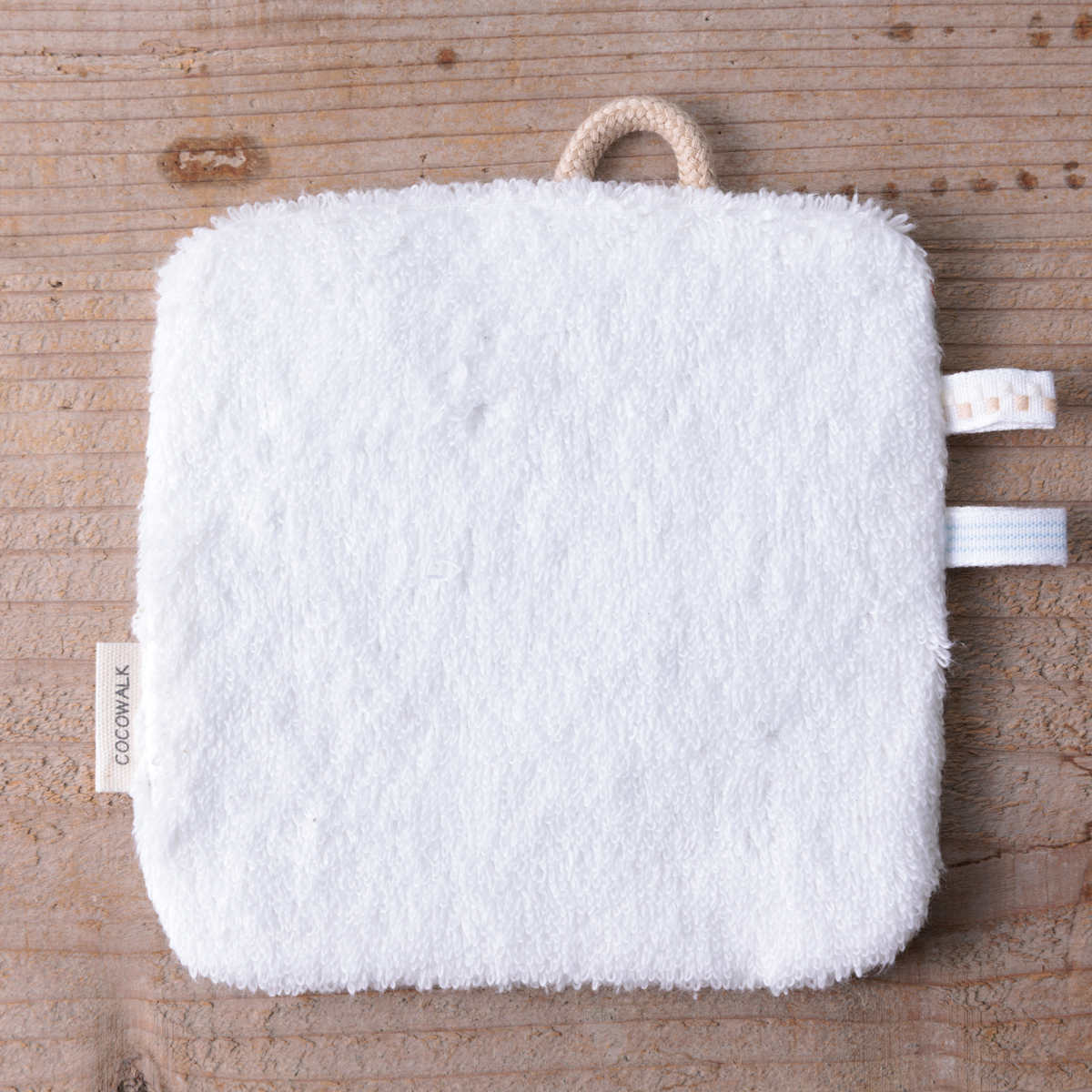 ベビー ニギニギハンカチ シリコンストラップ付き おもちゃ 落下防止 日本製 ベビーカー モチーフ ( 赤ちゃん カシャカシャ ハンカチ 布製 布おもちゃ ファーストトイ 知育玩具 にぎにぎ 玩具 綿100% コットン プレゼント ) 【ユニコーン】 ユニコーン