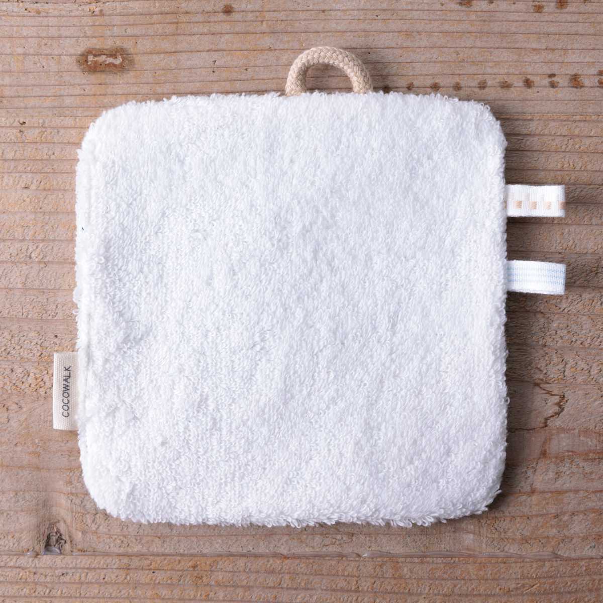 ベビー ニギニギハンカチ シリコンストラップ付き おもちゃ 落下防止 日本製 ベビーカー やさしいガーゼ ( 赤ちゃん カシャカシャ ハンカチ 布製 布おもちゃ ファーストトイ 知育玩具 にぎにぎ 玩具 綿100% コットン プレゼント ) 【イエロー】 イエロー