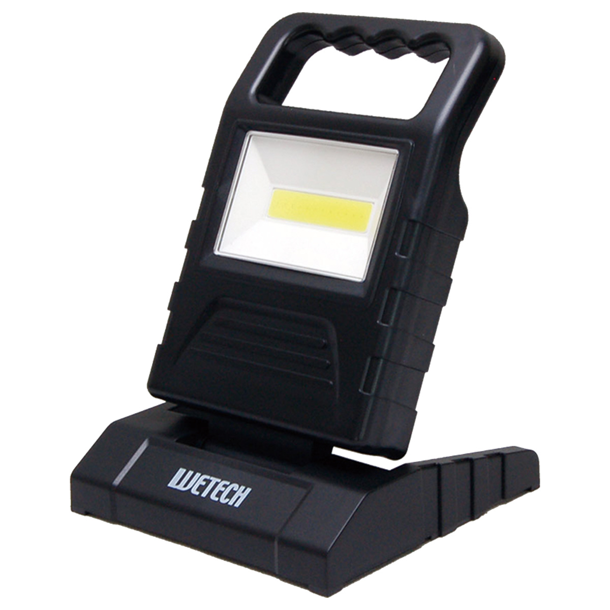 電池式ライト COB コンパクト ワークライト 角度調整 60〜200ルーメン （ ライト LED 電池式 折りたたみ 工具不要 持ち運び 携帯 防災 停