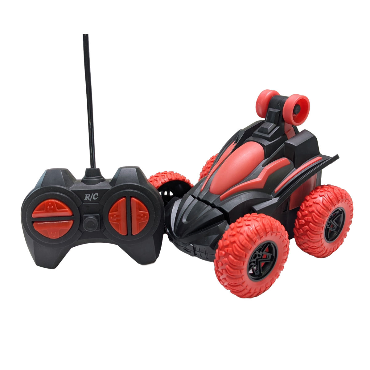 ラジコンカー アクションラジコン 360度回転 ※色は選べません ( おもちゃ ラジコン 子供向け 車 くるま 玩具 人気 ギフト 男の子 女の子 かっこいい リモコンカー 大人 子供 遊び 簡単操作 乾電池式 クリスマス 誕生日 プレゼント )