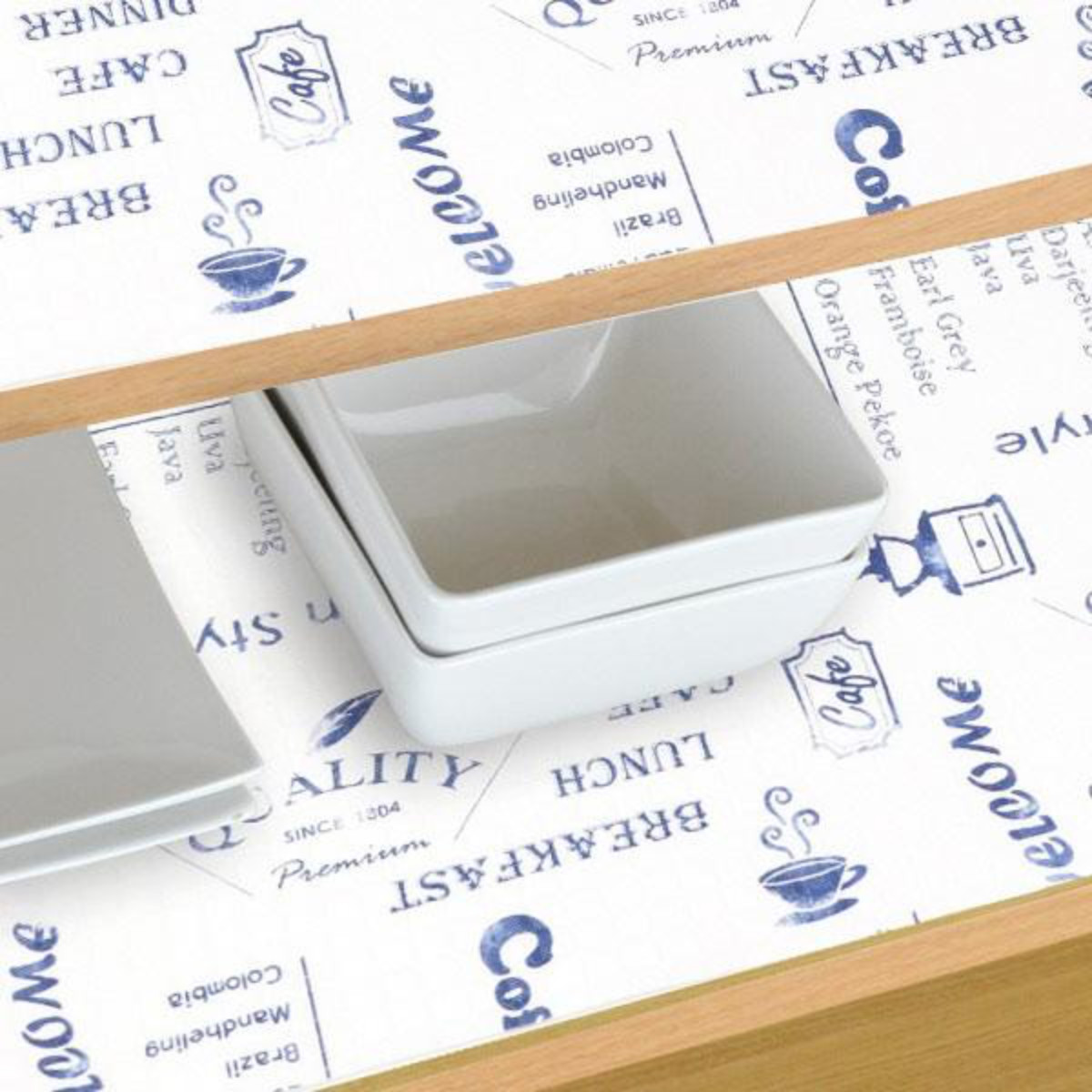 食器棚シート ズレにくい防虫棚敷きシート 35×360cm 消臭 防カビ 抗菌 加工 日本製 ( 食器棚用 保護シート 棚敷きシート ずれにくい 滑りにくい 汚れ防止 引き出し ズレにくい 滑り止め マット 傷防止 食器 保護 フリーカット ) 【ブルー】 ブルー