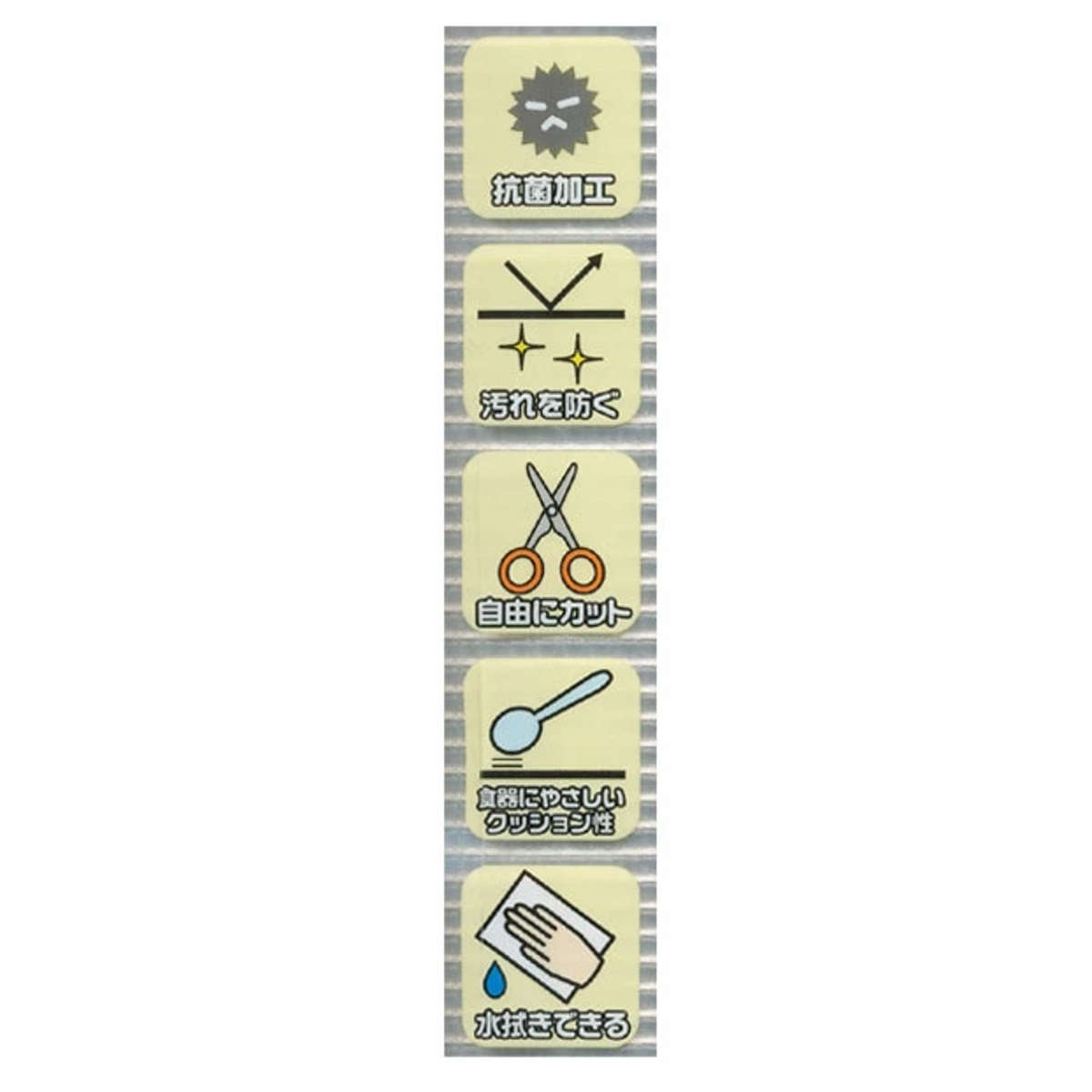 汚れ防止シート 35cm 3本セット システムキッチン用 ゴキヨケ+ フリーカット ( 防汚シート 防虫シート キッチン用品 キッチン雑貨 汚れ防止マット シンク下 流し台シート 防虫加工 防汚 食器棚 カップボード キッチン 引出し 透明 )