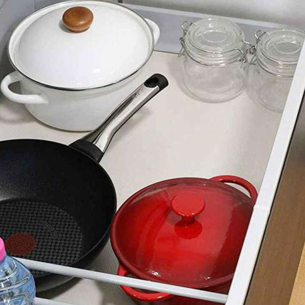 汚れ防止シート 35cm 3本セット システムキッチン用 ゴキヨケ+ フリーカット ( 防汚シート 防虫シート キッチン用品 キッチン雑貨 汚れ防止マット シンク下 流し台シート 防虫加工 防汚 食器棚 カップボード キッチン 引出し 透明 )