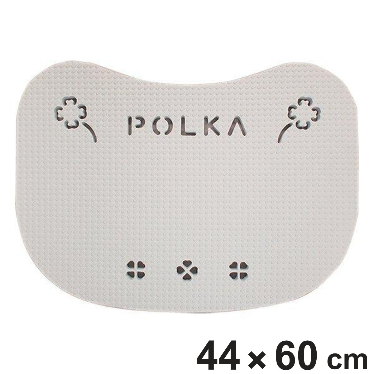 シャワーマット 60x44 防カビ 浴室内 マット 風呂マット ( お風呂マット すのこマット 浴室マット クッション コンパクト お風呂すのこ すのこ 足元マット タイル風呂 60×44cm バスルーム トイレ 洗面所 EVA樹脂 丈夫 )