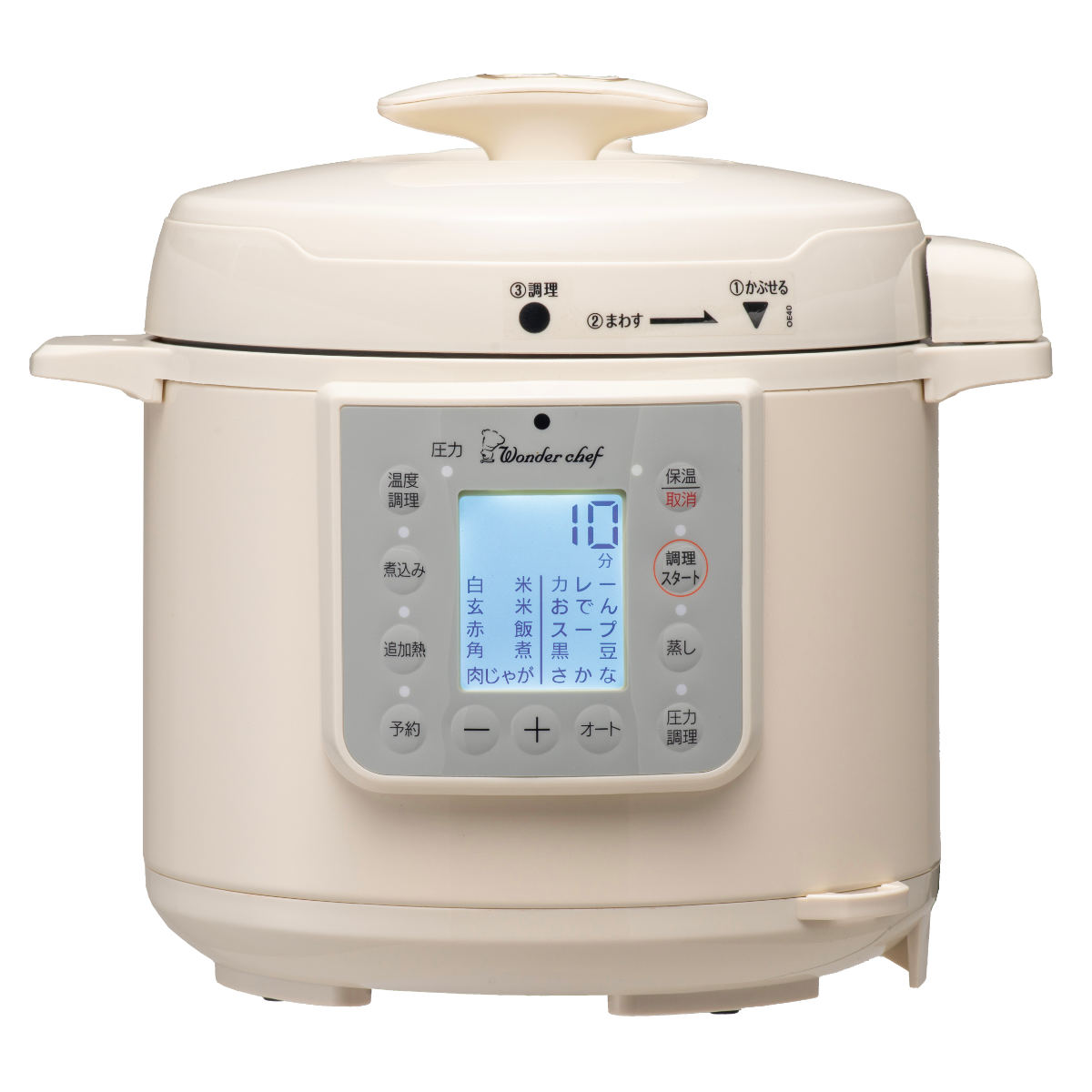 ワンダーシェフ マイコン 電気圧力鍋 4L 楽ポンヌージュ ホワイトOEDG40 電気圧力鍋 4L マイコン 楽ポン ヌージュ ワンダーシェフ – ハウジー