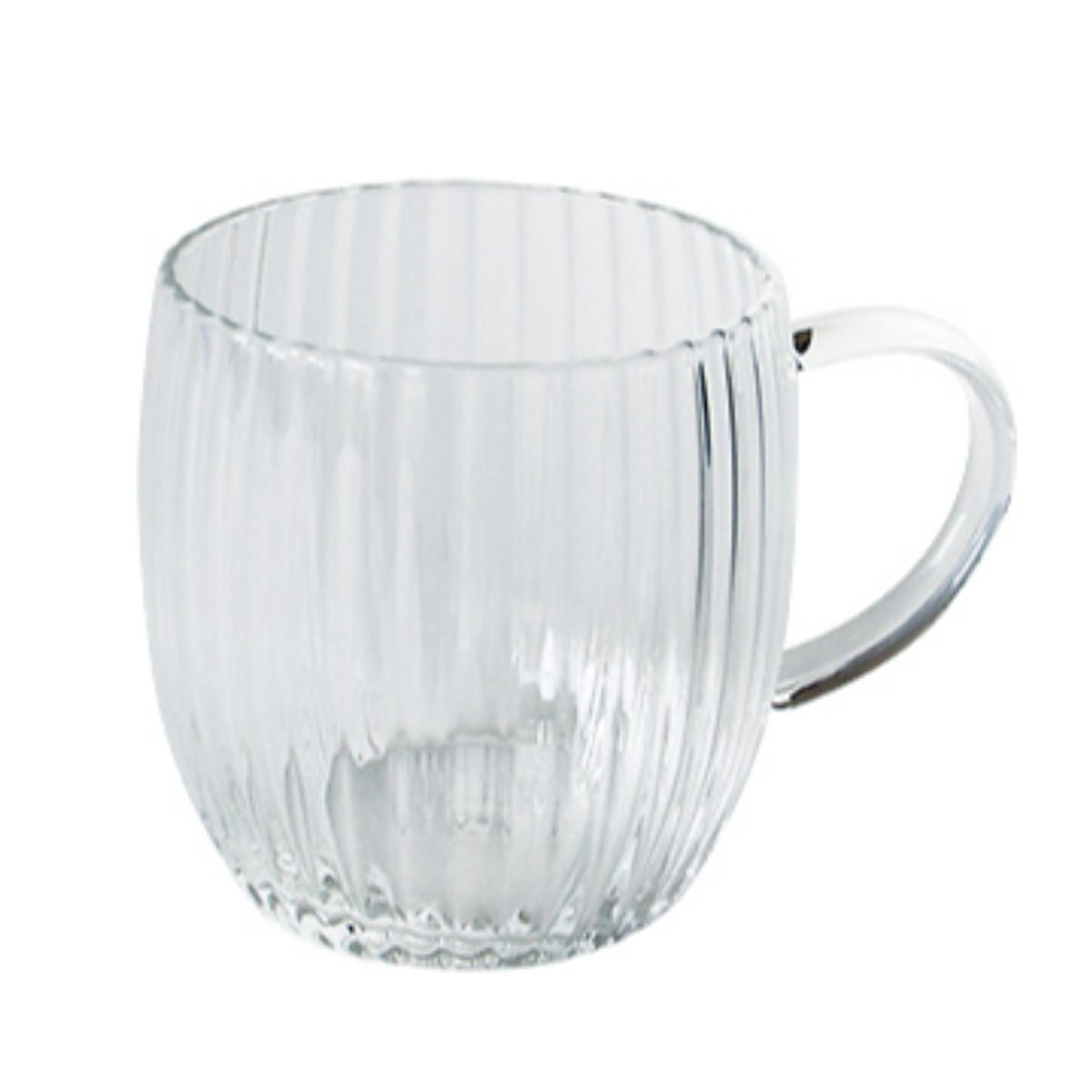 マグカップ 180ml プリーツマグ 耐熱ガラス （ viv 食洗機対応 電子レンジ対応 コーヒーカップ ティーカップ カップ マグ コップ コーヒ